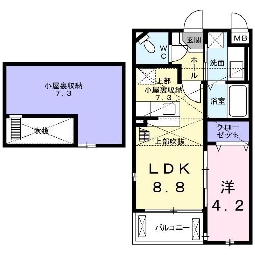 エスペランサの物件間取画像