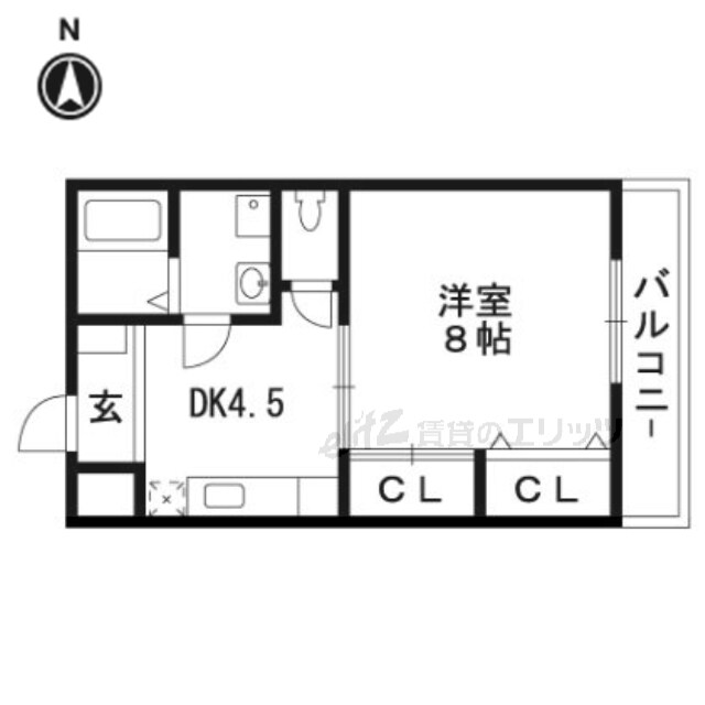 シティライフ上本町の物件間取画像