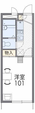 レオパレスハイランドIIの物件間取画像