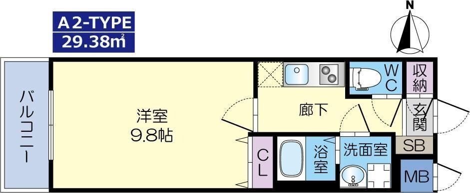 カミオン別院の物件間取画像