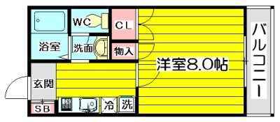 ドミトリオ仁王田の物件間取画像