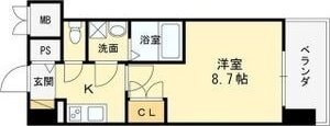 WGB江坂の物件間取画像