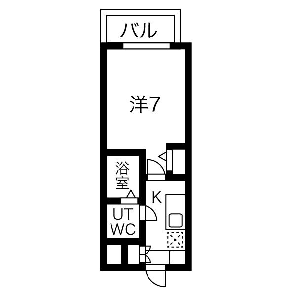 アリビオ江坂南金田の物件間取画像