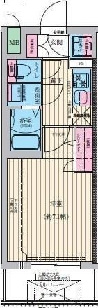 ファーストフィオーレ吹田パティオの物件間取画像