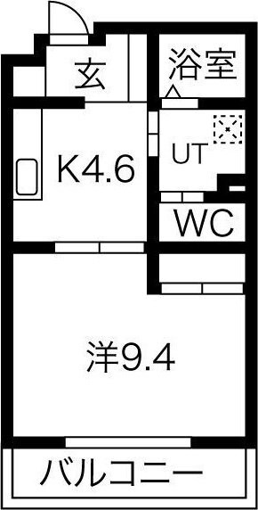 常陽第6ガーデンハイツの物件間取画像