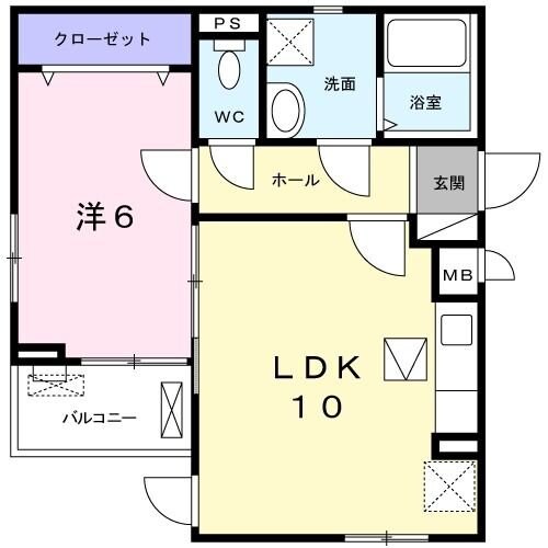 グリーンハイツ万博公園IIIの物件間取画像