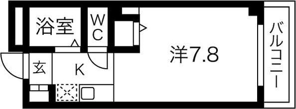 アビタシオンＦの物件間取画像