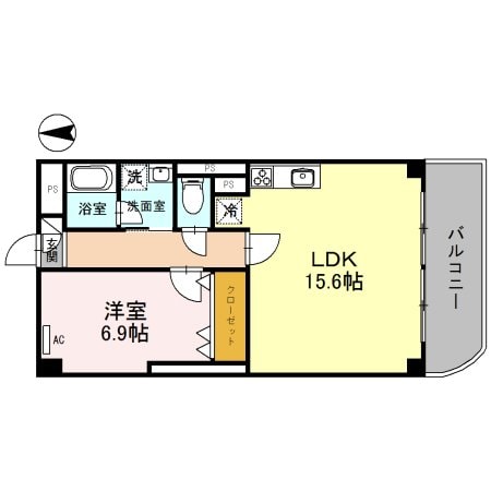 ヴィラ箕面の物件間取画像