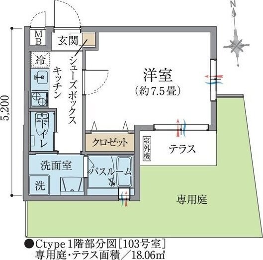 ワコーレヴィータ江坂EASTの物件間取画像