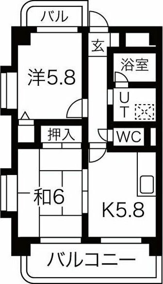 ピュアプレイスの物件間取画像