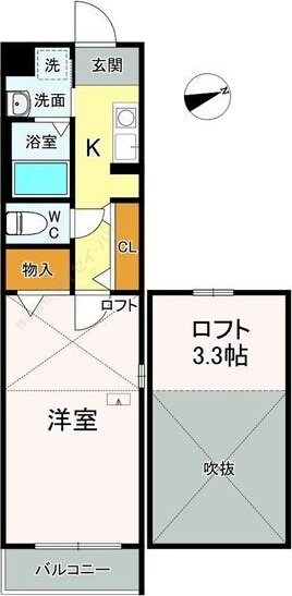 エスポワールの物件間取画像