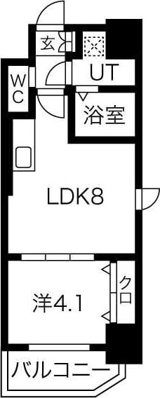 ワールドアイ大阪緑地公園の物件間取画像