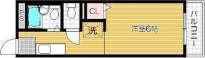 ヴィラージュみのお　Aの物件間取画像