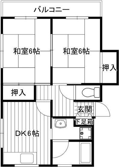 阪口マンションの物件間取画像