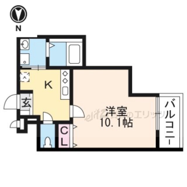 フジパレス上牧駅前の物件間取画像