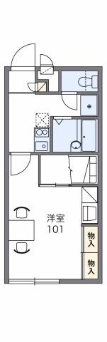 レオパレスクレールの物件間取画像