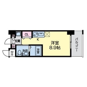 グレンパーク江坂IIの物件間取画像