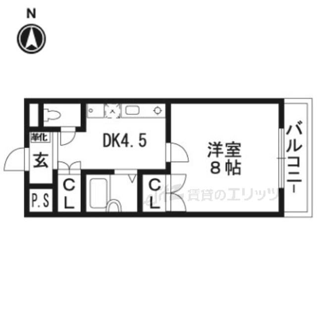 さつきハイムの物件間取画像