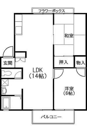 プラムコートの物件間取画像