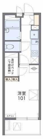 レオパレスＴＮ参番館の物件間取画像