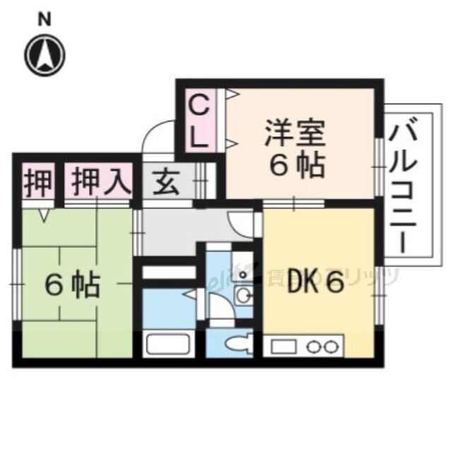 コートエスペランサの物件間取画像