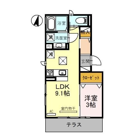 ネクストステージヤハタの物件間取画像