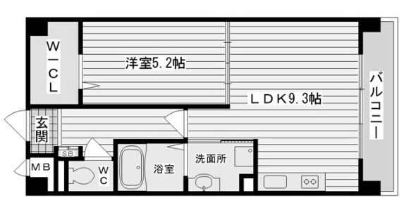 パークヒルズ高槻の物件間取画像