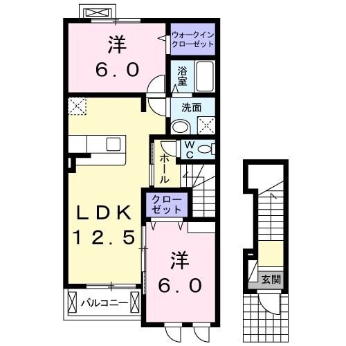 クレーヴの物件間取画像