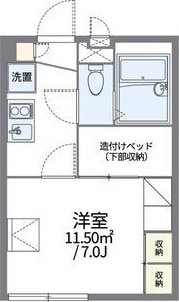 レオパレスＫアンドＳの物件間取画像