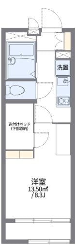 レオパレスカリオストロの物件間取画像