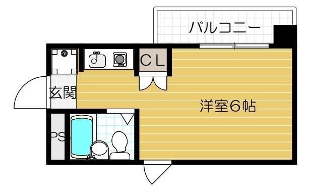 エスプライム新大阪IIの物件間取画像