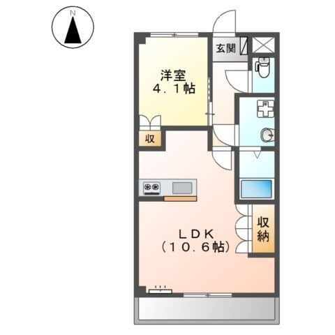 エトワール新在家の物件間取画像