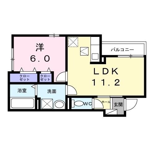 オルテンシアの物件間取画像