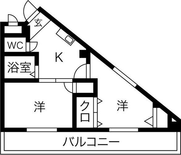 ハイムタケダT-8の物件間取画像