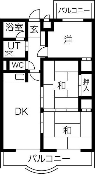 レジデンス五月丘の物件間取画像