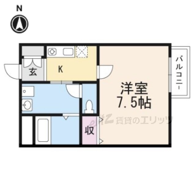 アンプルール茨木の物件間取画像