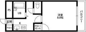 アムール 上新庄の物件間取画像