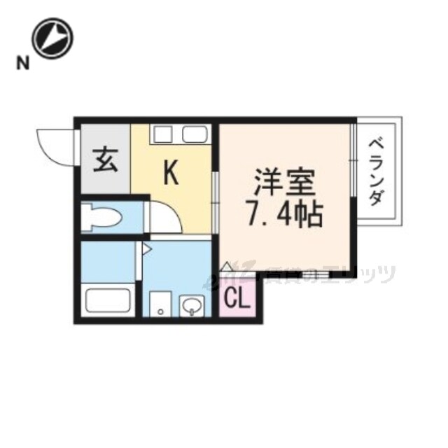 ロイヤルワン中穂茨木の物件間取画像