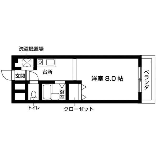 POISSON ROUGEの物件間取画像