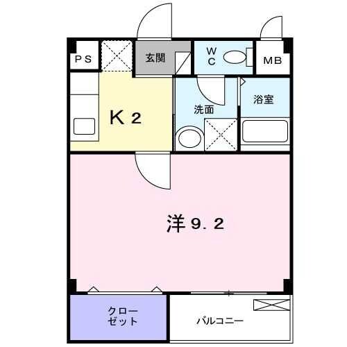 コージーコートの物件間取画像