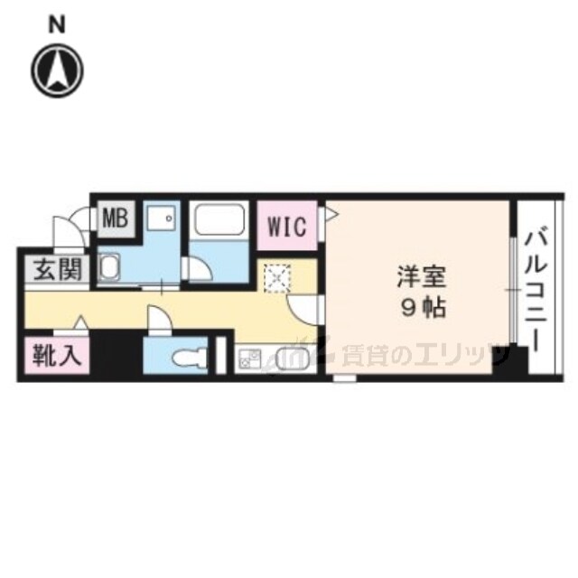 グーテンターク富田2の物件間取画像