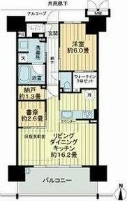 ジオ高槻大畑町の物件間取画像