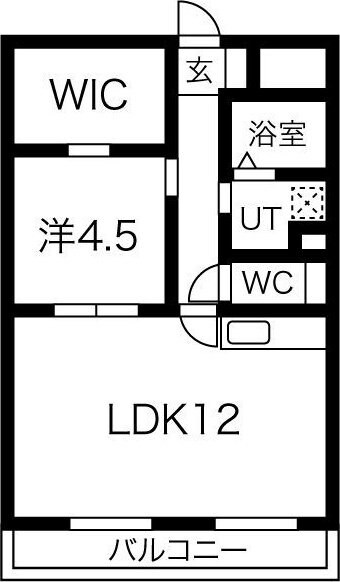 江坂パークビルの物件間取画像