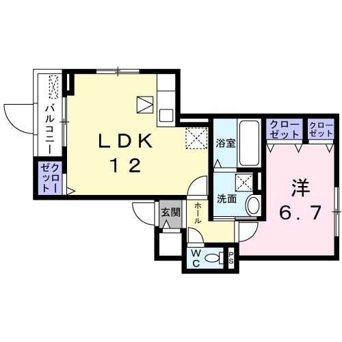 フィデール春日の物件間取画像