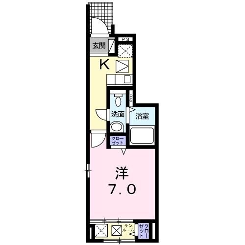 ヴィラ　サンの物件間取画像