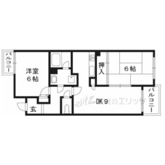 サニーパーク春日の物件間取画像