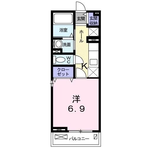 フェリーチェの物件間取画像