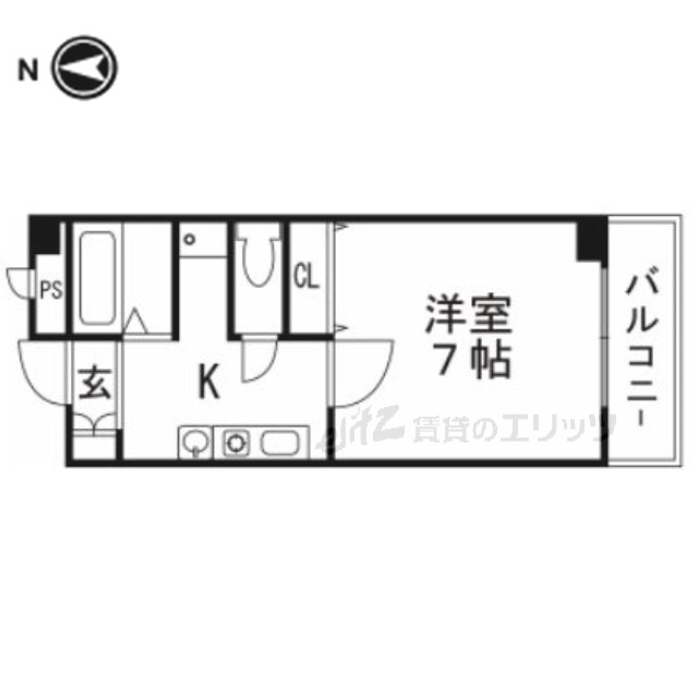 ヴィラージュ吉田の物件間取画像