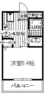 シャルマンコーポの物件間取画像