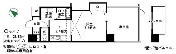 サウスアルカディアの物件間取画像